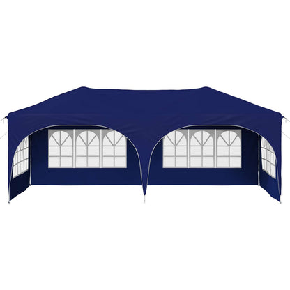 Tenda per feste a pop-up Blu 575 x 288 x 245 cm Tessuto Oxford | homemem39