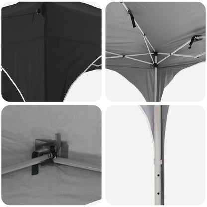 Tenda per feste a pop-up 575 x 288 x 245 cm Antracite
