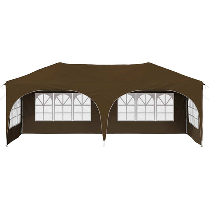 Tenda per feste a pop-up 575 x 288 x 245 cm Tortora