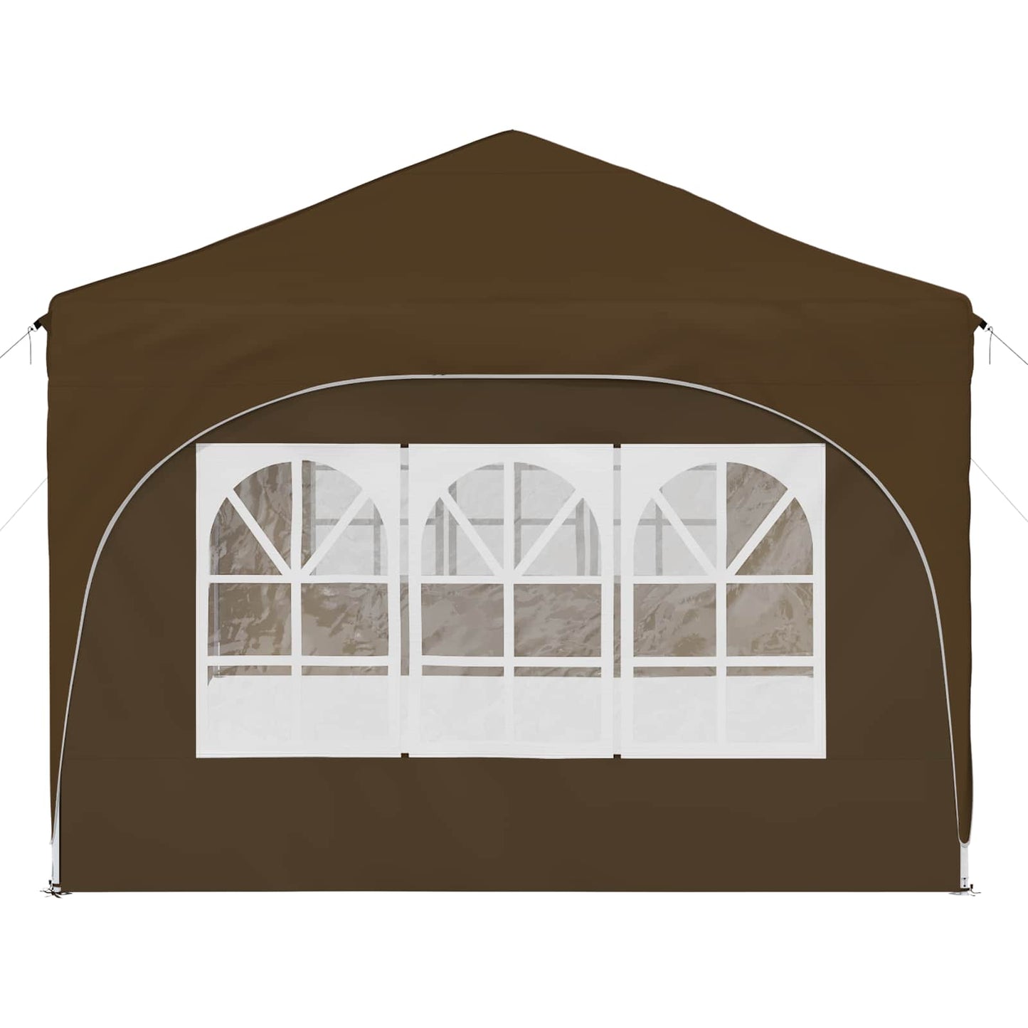 Tenda per feste a pop-up 575 x 288 x 245 cm Tortora