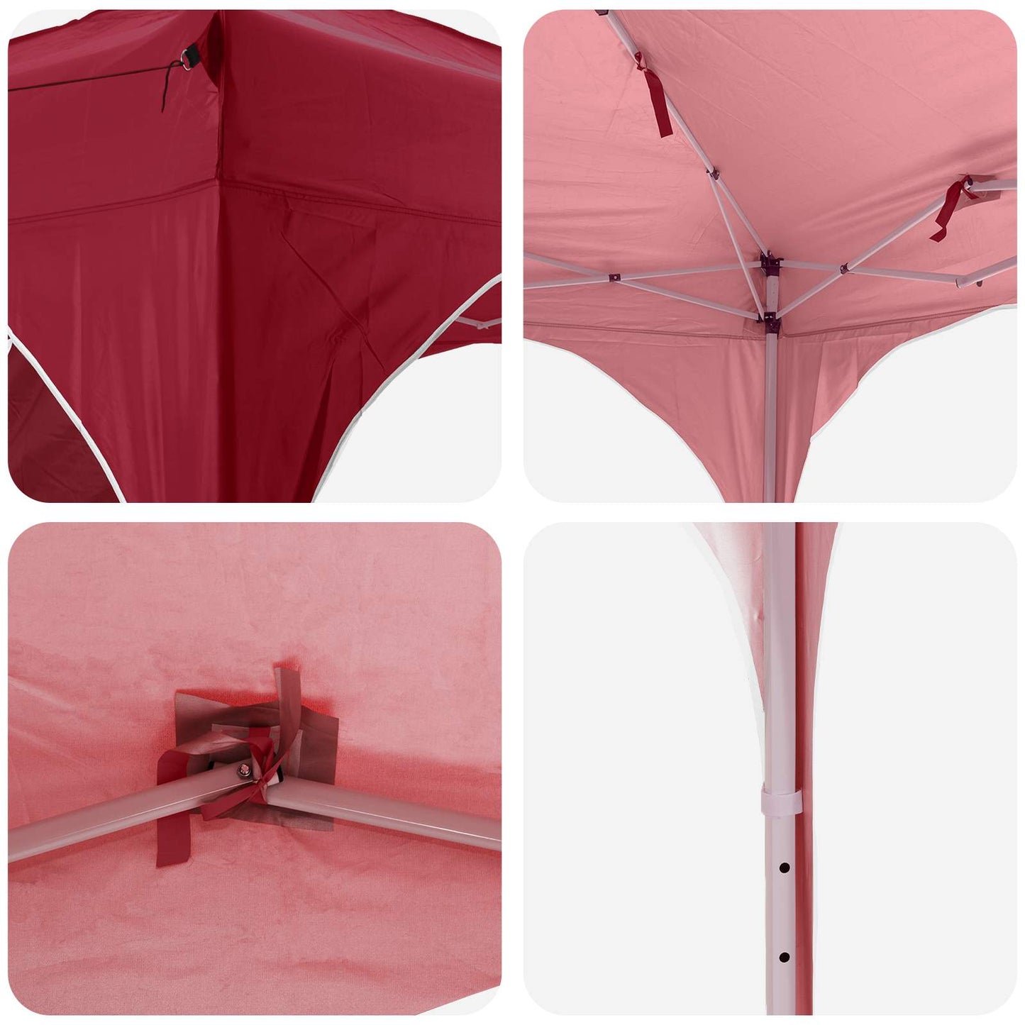 Tenda per feste a pop-up Borgogna 575 x 288 x 245 cm | homemem39