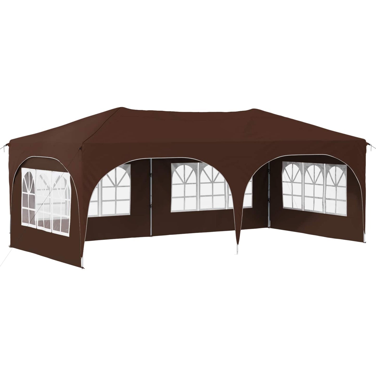 Tenda per feste a pop-up 575 x 288 x 245 cm Marrone