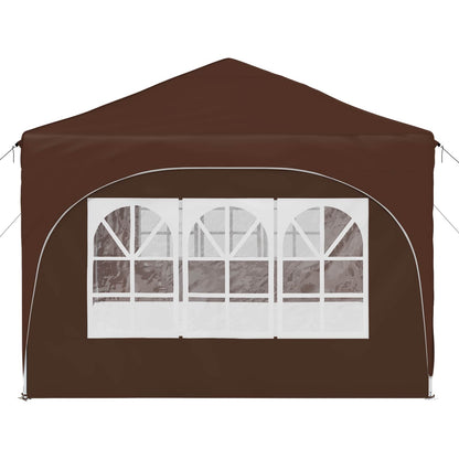 Tenda per feste a pop-up 575 x 288 x 245 cm Marrone