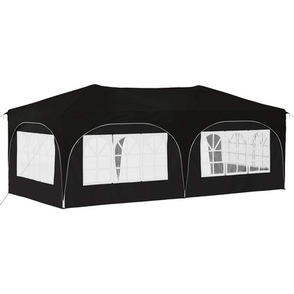 Tenda per feste a pop-up 575 x 288 x 245 cm Nero Tessuto Oxford