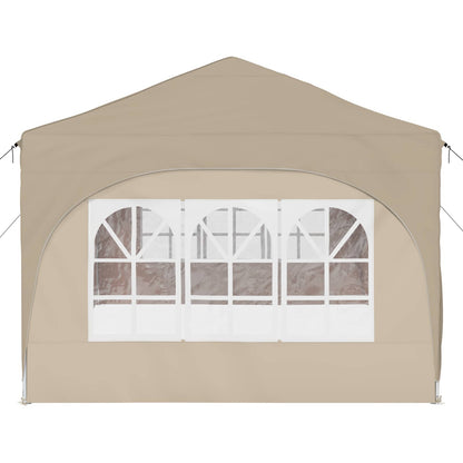 Tenda per feste a pop-up 575 x 288 x 245 cm Crema