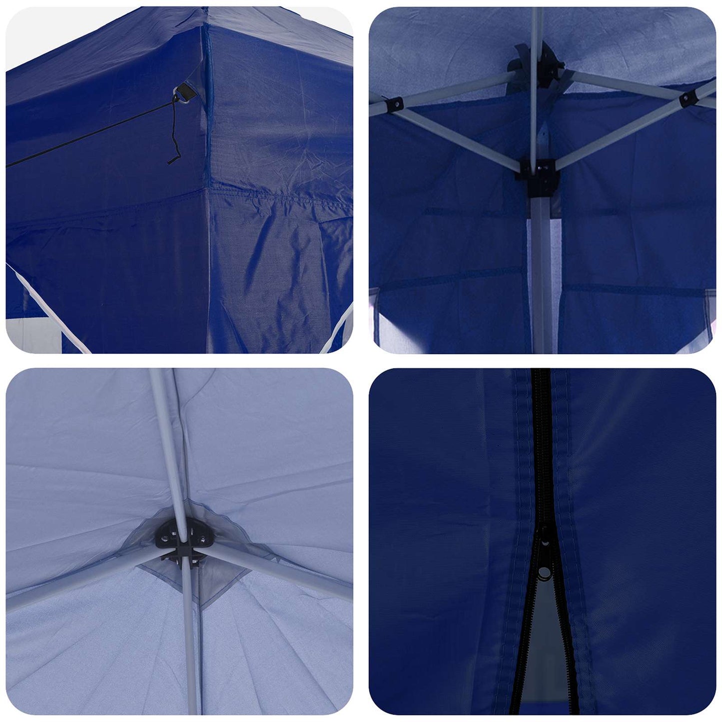 Tenda per feste a pop-up 575 x 288 x 245 cm Blu Tessuto Oxford