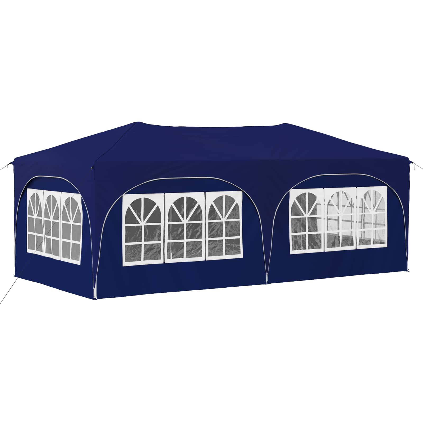 Tenda per feste a pop-up Blu 575 x 288 x 245 cm Tessuto Oxford | homemem39
