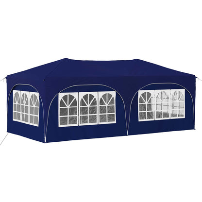 Tenda per feste a pop-up Blu 575 x 288 x 245 cm Tessuto Oxford | homemem39