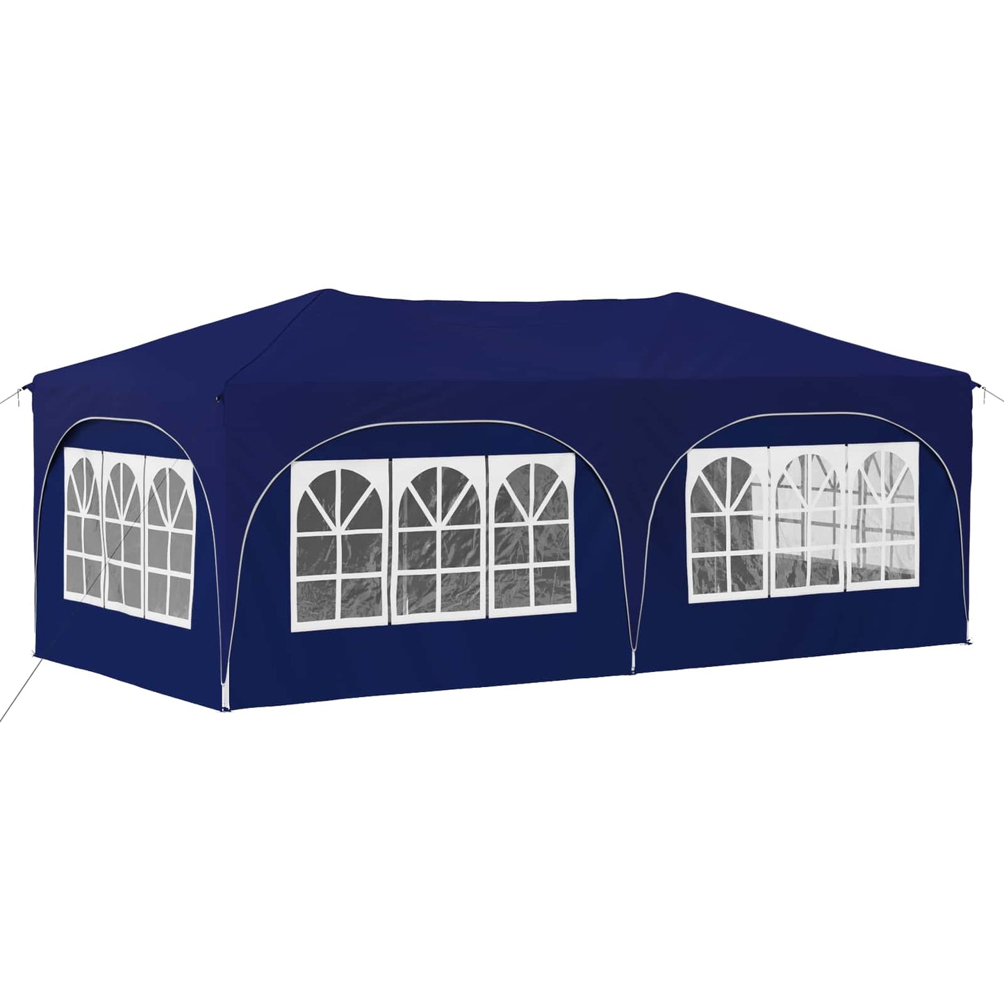 Tenda per feste a pop-up 575 x 288 x 245 cm Blu Tessuto Oxford