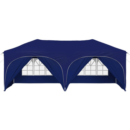 Tenda per feste a pop-up 575 x 288 x 245 cm Blu Tessuto Oxford