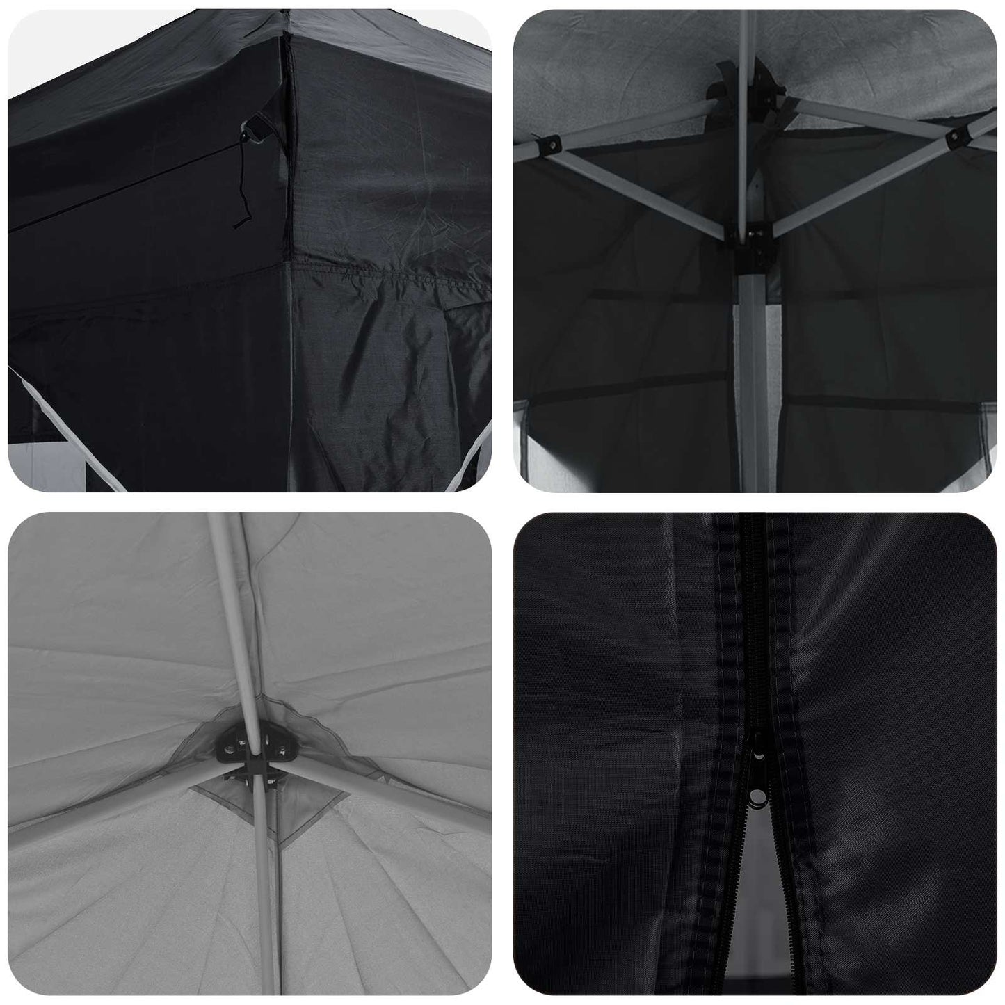 Tenda per feste a pop-up 575 x 288 x 245 cm Antracite