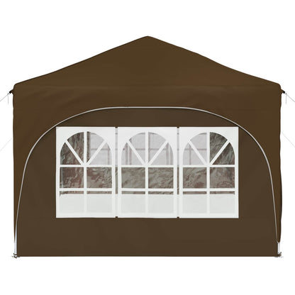 Tenda per feste a pop-up 575 x 288 x 245 cm Tortora