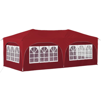 Tenda per feste a pop-up Borgogna 575 x 288 x 245 cm | homemem39