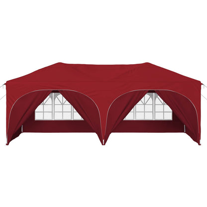 Tenda per feste a pop-up 575 x 288 x 245 cm Borgogna