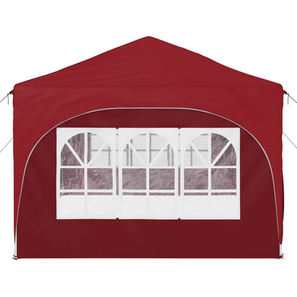 Tenda per feste a pop-up 575 x 288 x 245 cm Borgogna