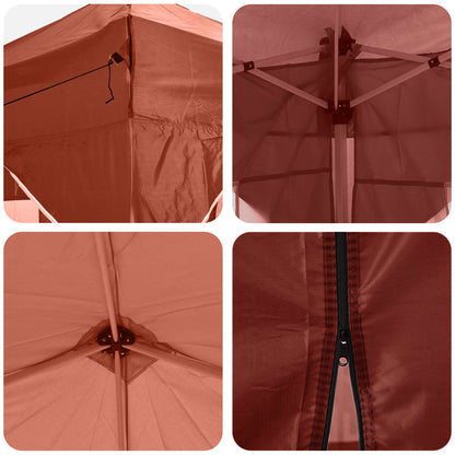 Tenda per feste a pop-up 575 x 288 x 245 cm Terracotta