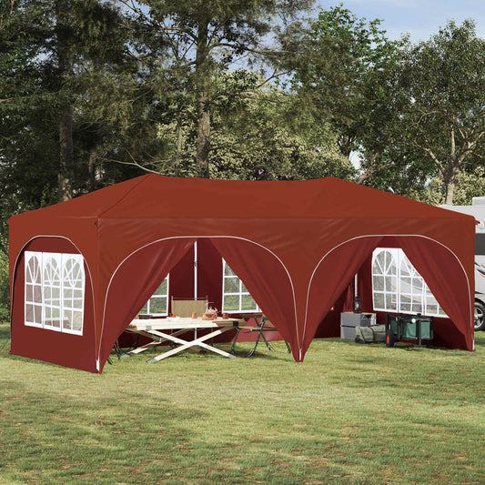 Tenda per feste a pop-up 575 x 288 x 245 cm Terracotta