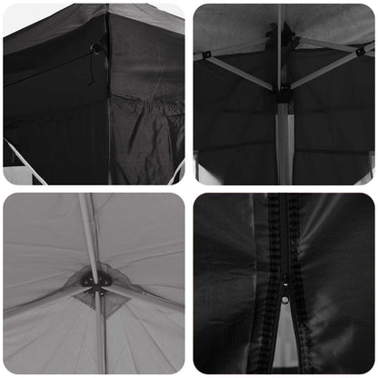 Tenda per feste a pop-up 575 x 288 x 245 cm Nero Tessuto Oxford