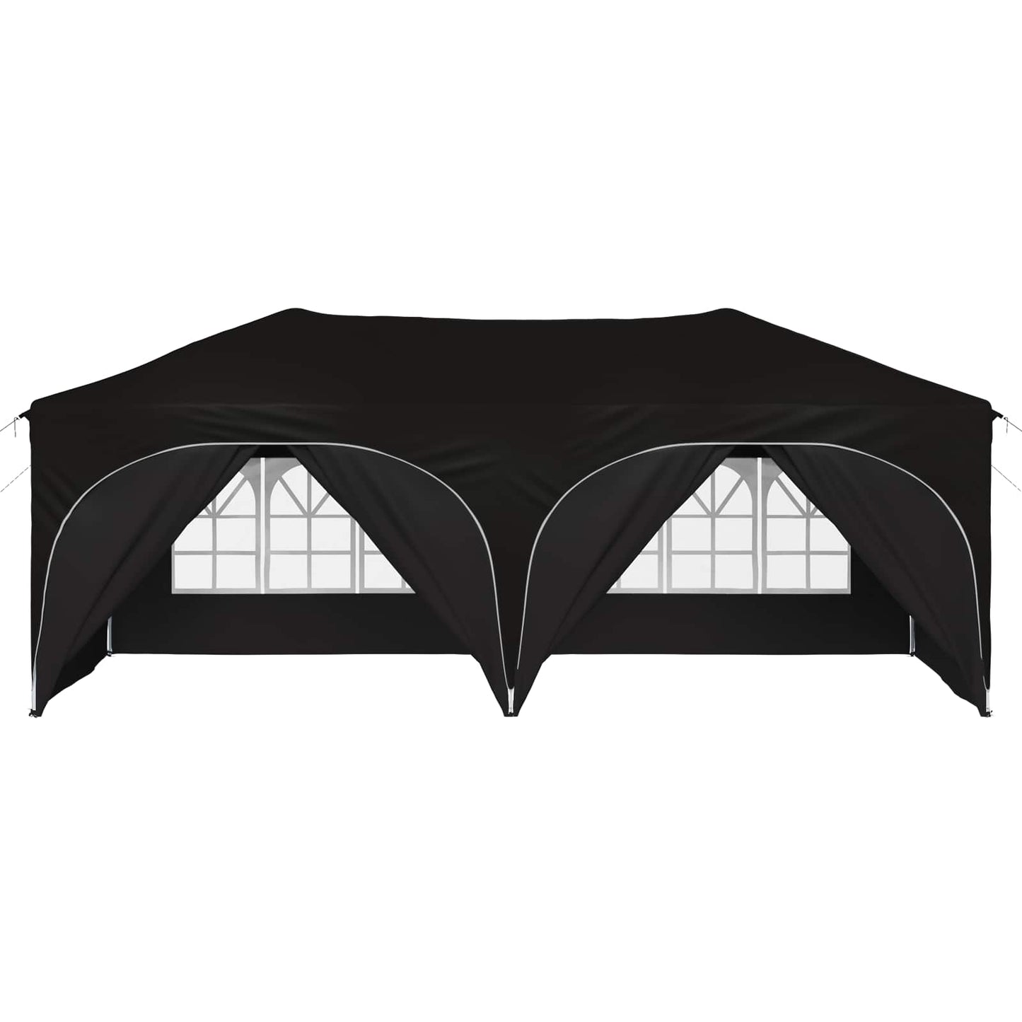 Tenda per feste a pop-up 575 x 288 x 245 cm Nero Tessuto Oxford