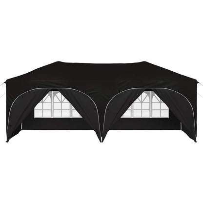 Tenda per feste a pop-up 575 x 288 x 245 cm Nero Tessuto Oxford