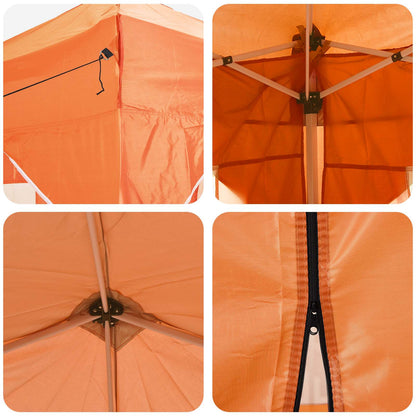 Tenda per feste a pop-up 575 x 288 x 245 cm Arancione