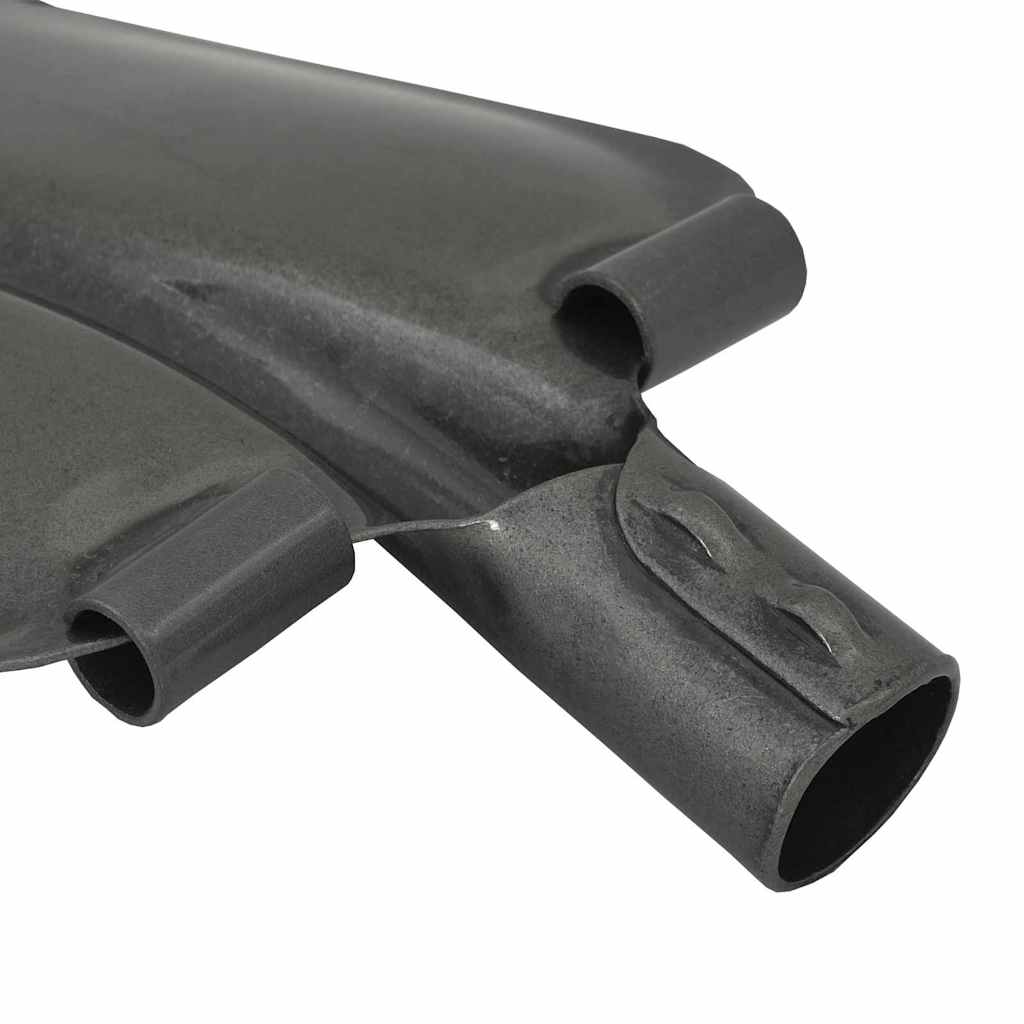 Testa di Pala Argento 33 x 21 cm Acciaio verniciato a polvere | homemem39