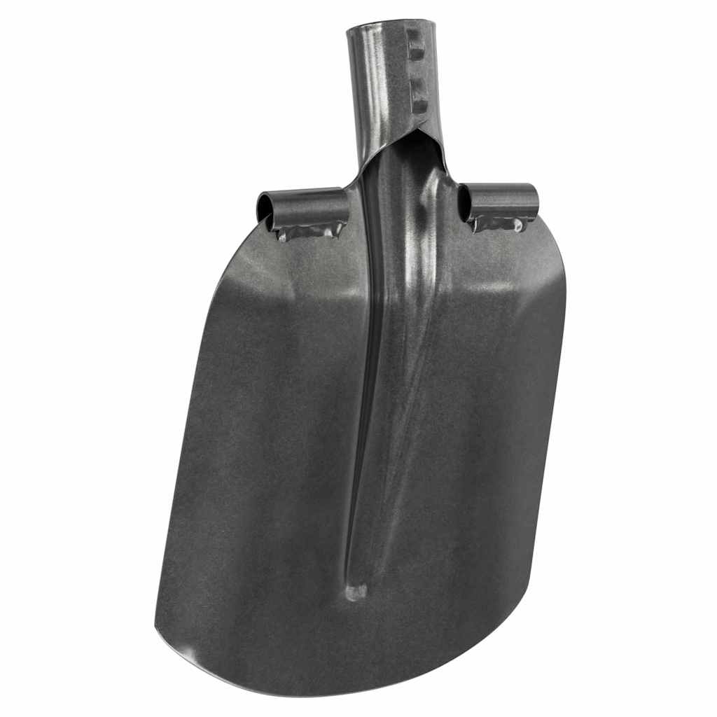 Testa di Pala Argento 33 x 21 cm Acciaio verniciato a polvere | homemem39