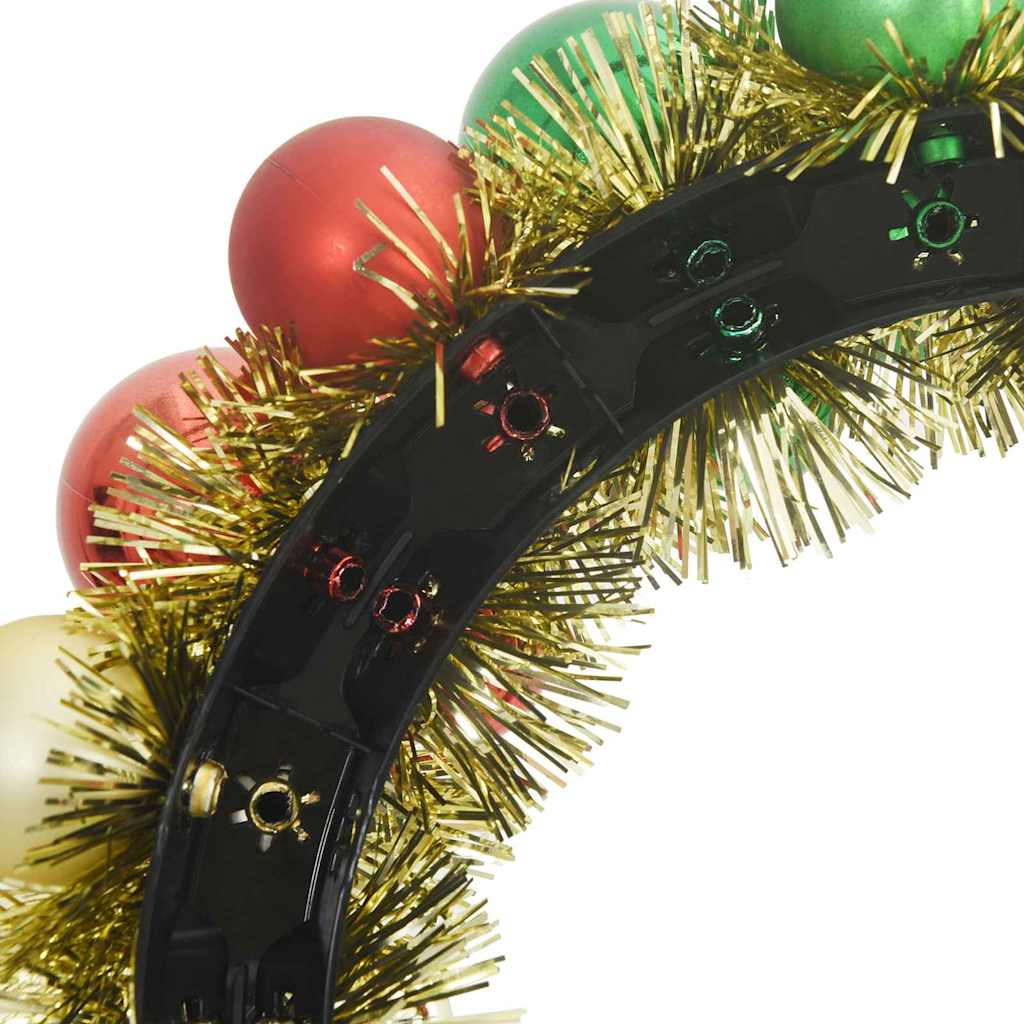 Corone di Palline di Natale 2 pcs Multicolore 33 x 33 x 7 cm | homemem39