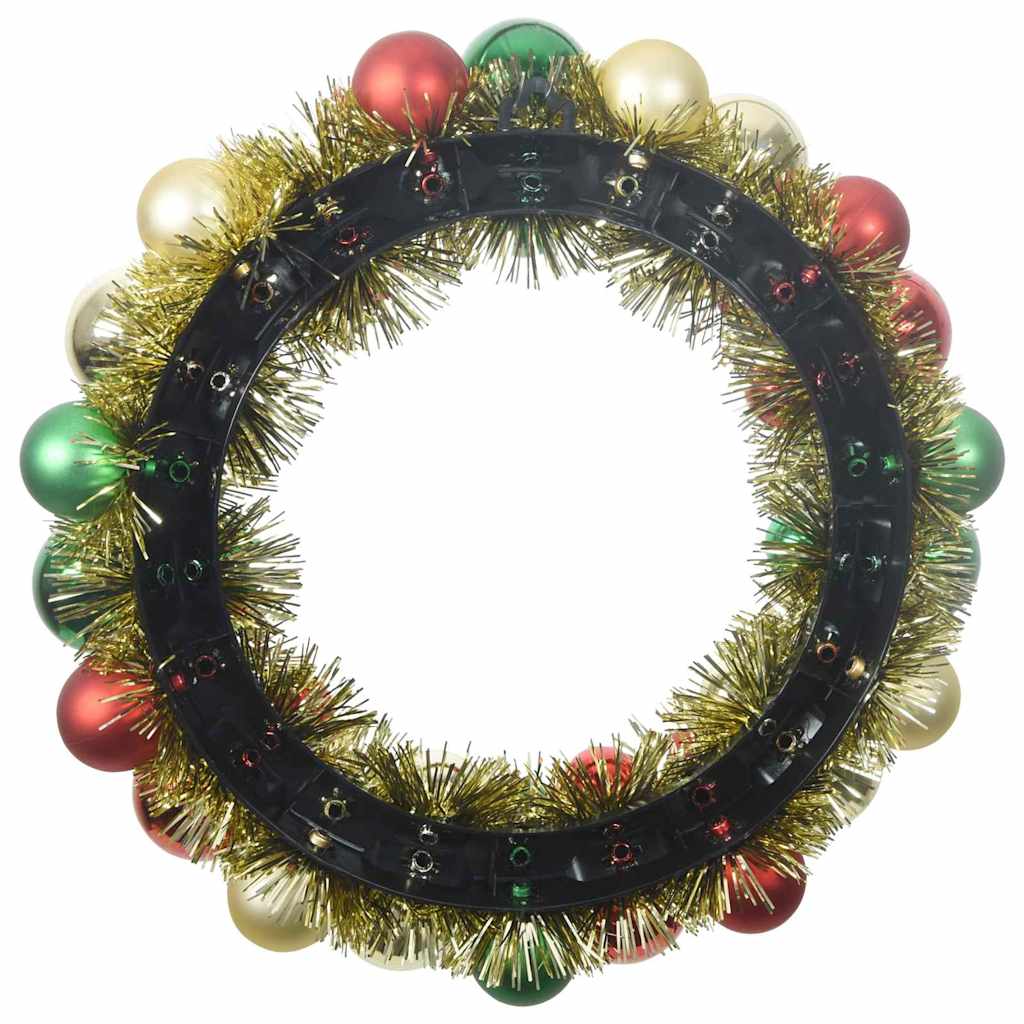 Corone di Palline di Natale 2 pcs Multicolore 33 x 33 x 7 cm | homemem39