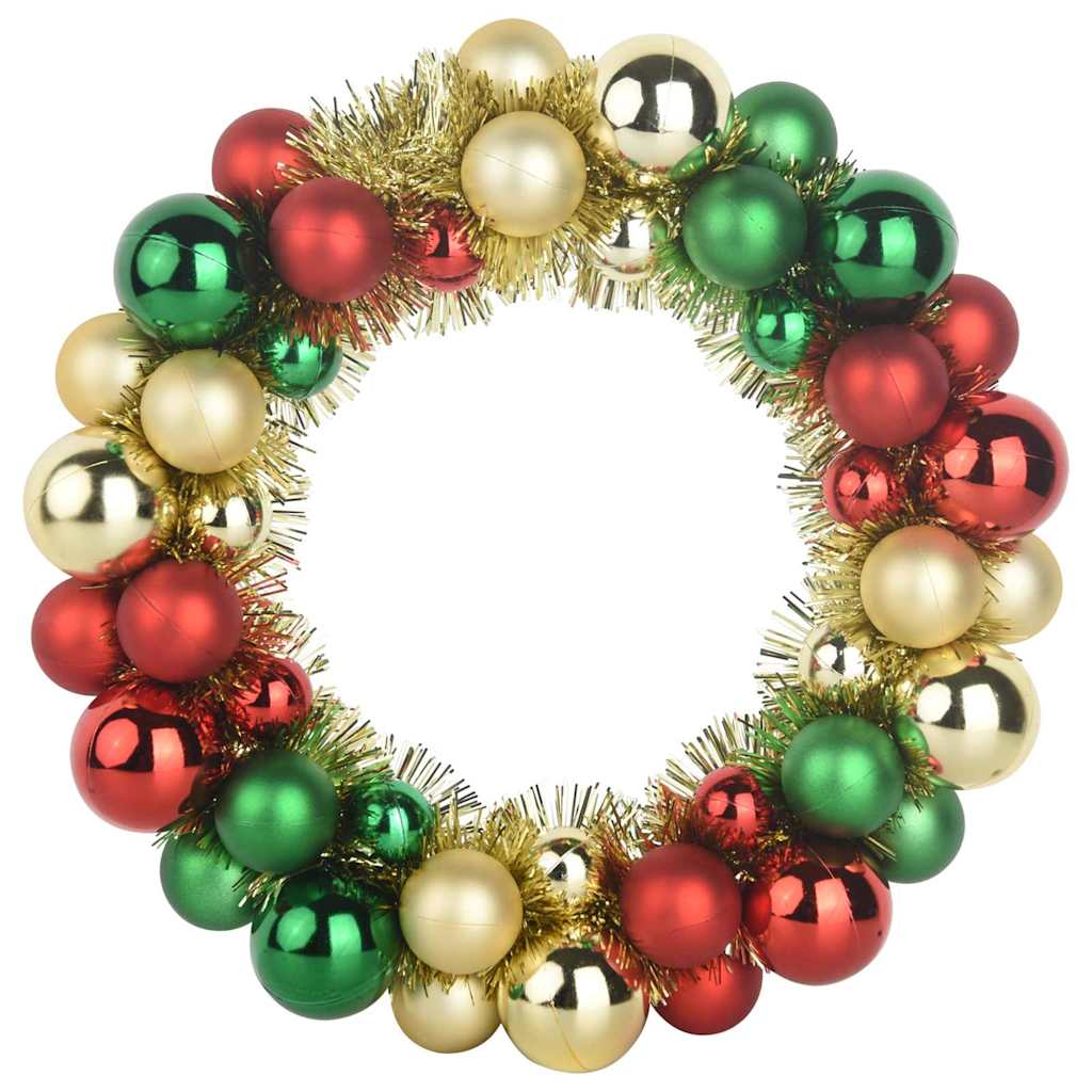 Corone di Palline di Natale 2 pcs Multicolore 33 x 33 x 7 cm | homemem39