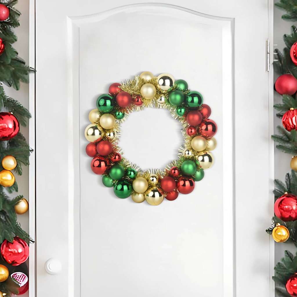 Corone di Palline di Natale 2 pcs Multicolore 33 x 33 x 7 cm | homemem39
