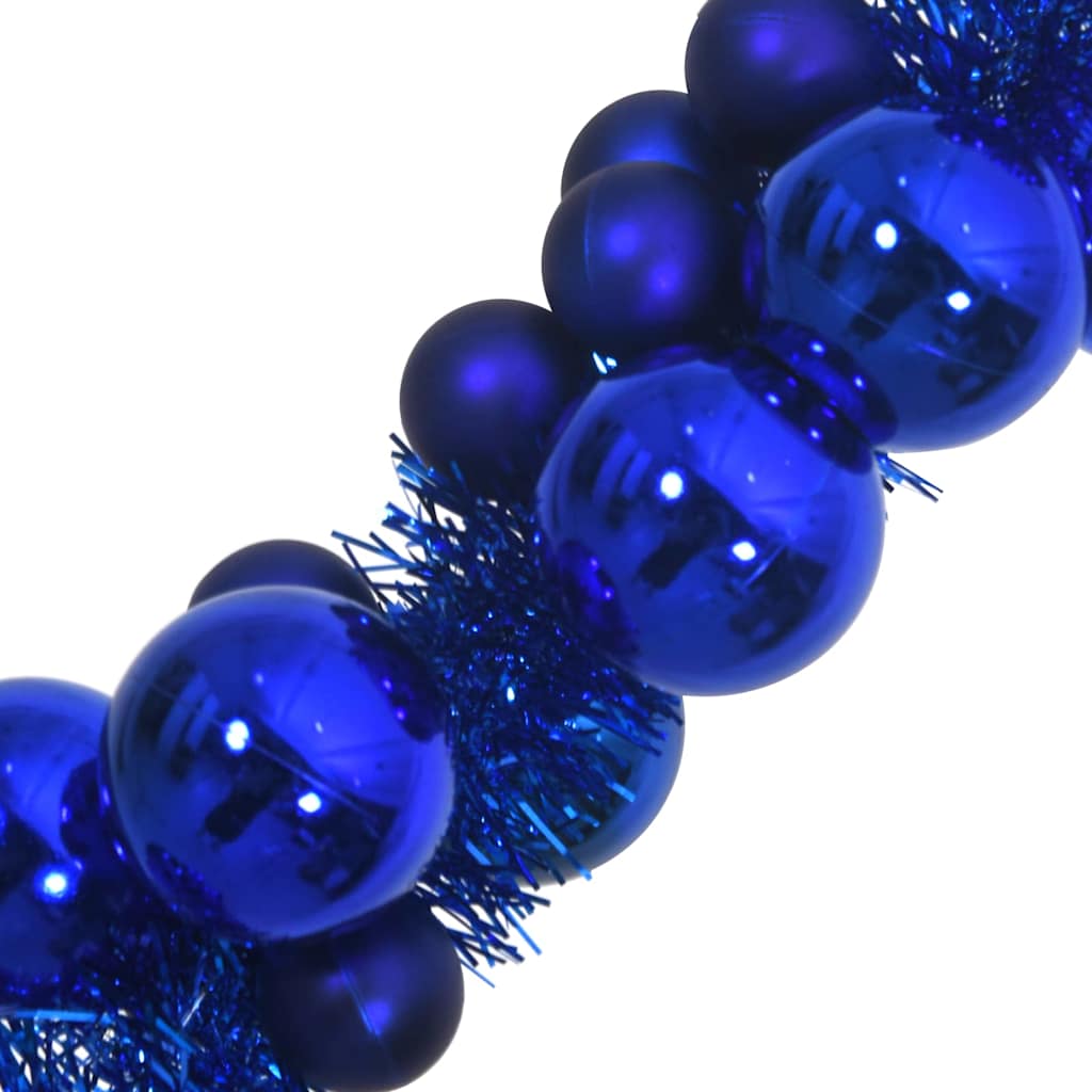 Ghirlanda di Palline di Natale Blu 186 cm Polistirolo | homemem39
