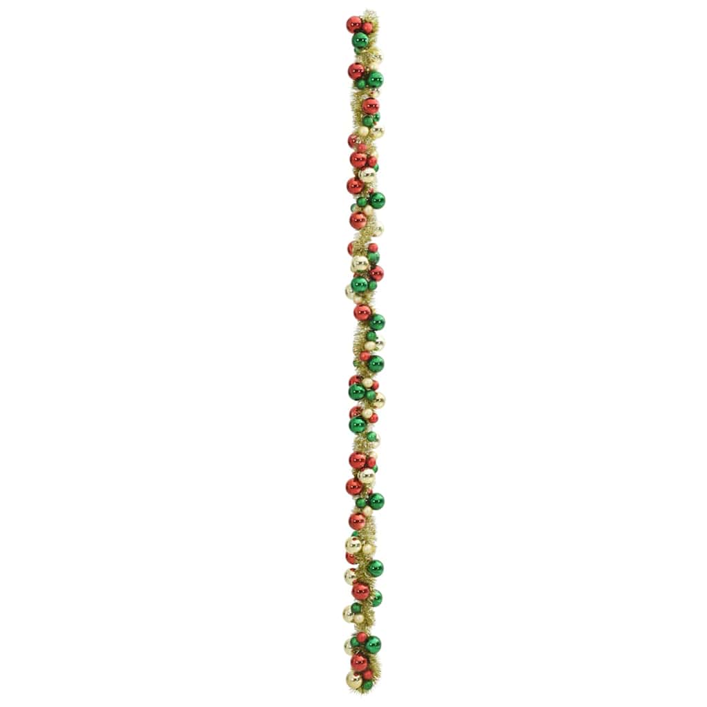 Ghirlanda di Palline di Natale Multicolore 186 cm Polistirolo | homemem39