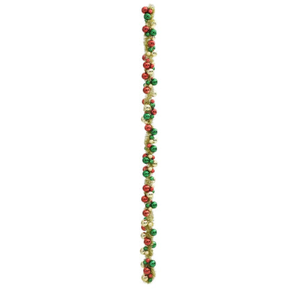 Ghirlanda di Palline di Natale Multicolore 186 cm Polistirolo | homemem39