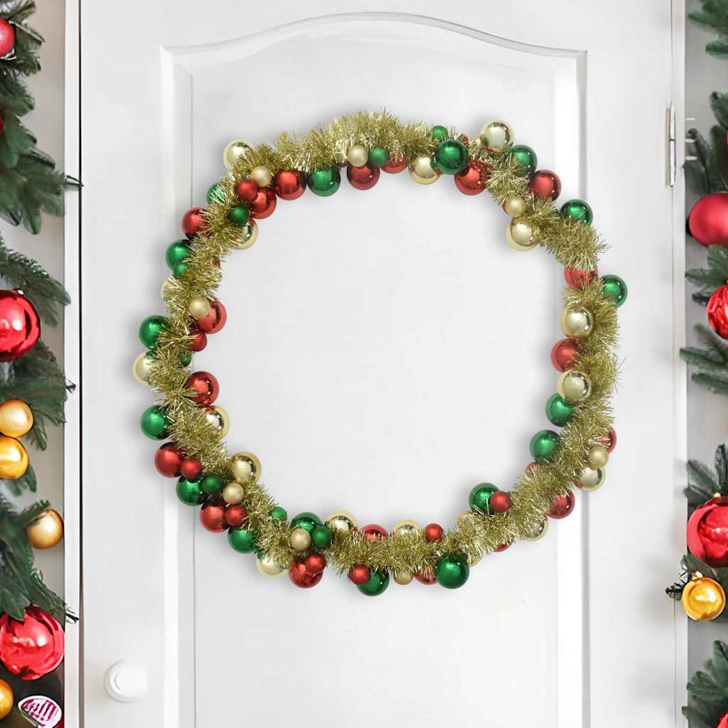 Ghirlanda di Palline di Natale Multicolore 186 cm Polistirolo | homemem39