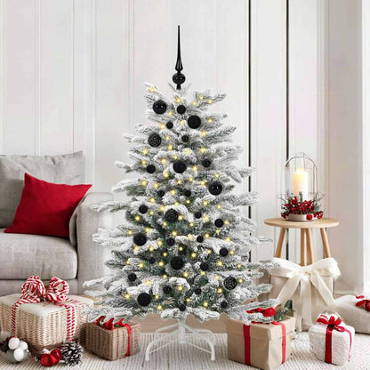 Set di Palle di Natale 61 pz 150 LED Bianco caldo Ø 6 cm | homemem39