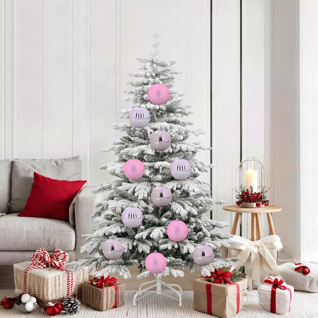 Set di palline di Natale XL 9 pz Rosa Plastica | homemem39