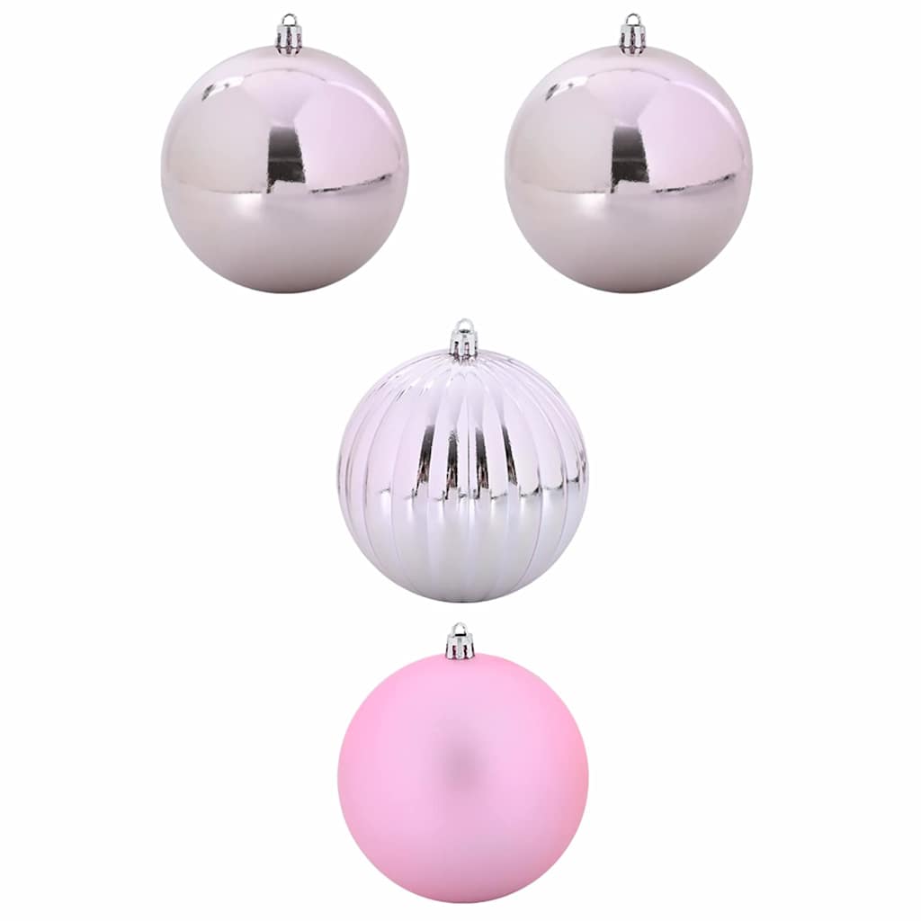 Set di palline di Natale XXL 4 pz Rosa Plastica | homemem39