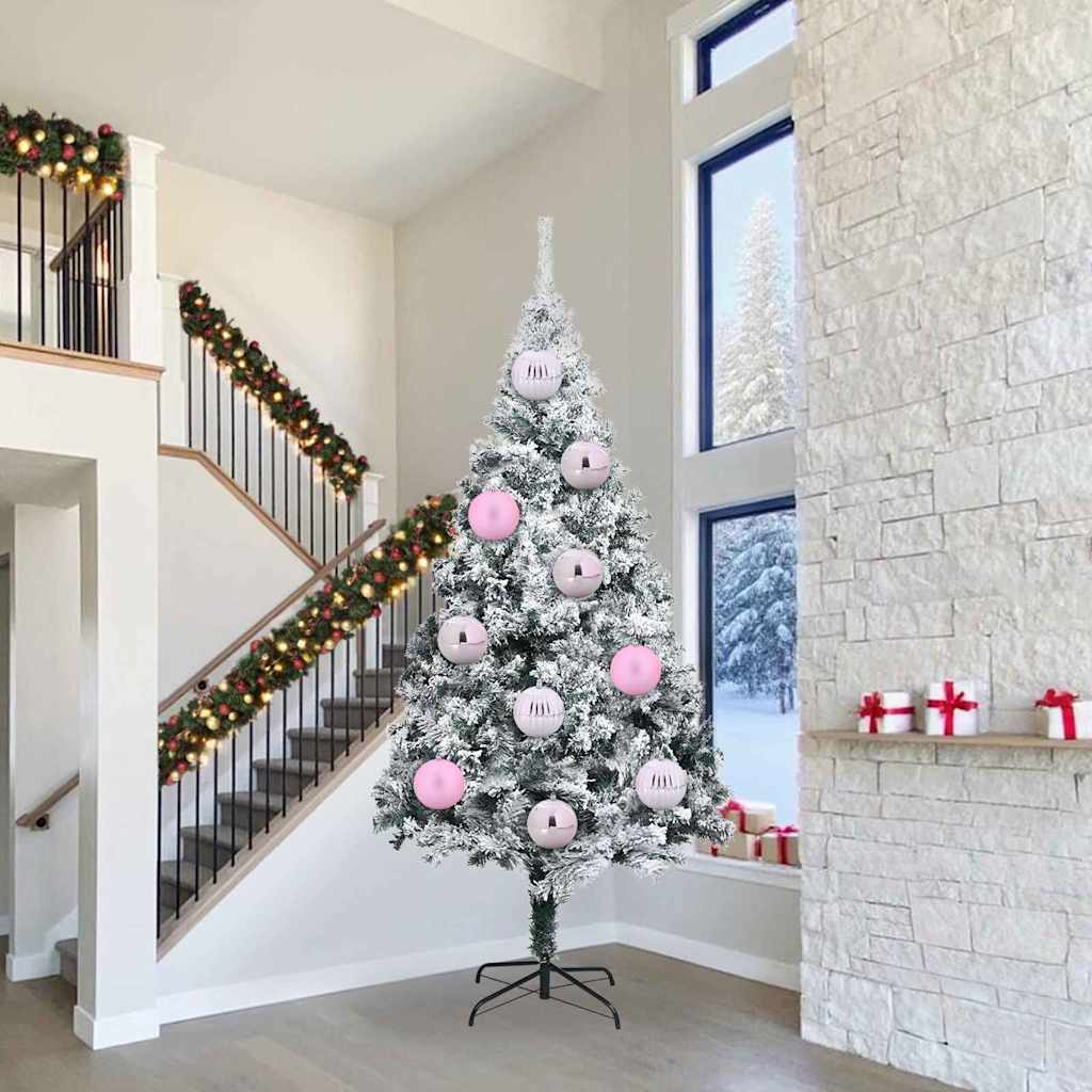 Set di palline di Natale XXL 3 pcs Rosa Plastica