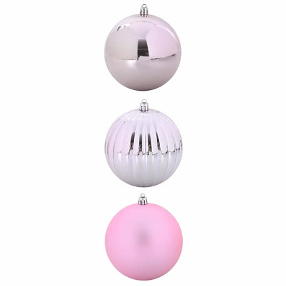 Set di palline di Natale XXL 3 pcs Rosa Plastica
