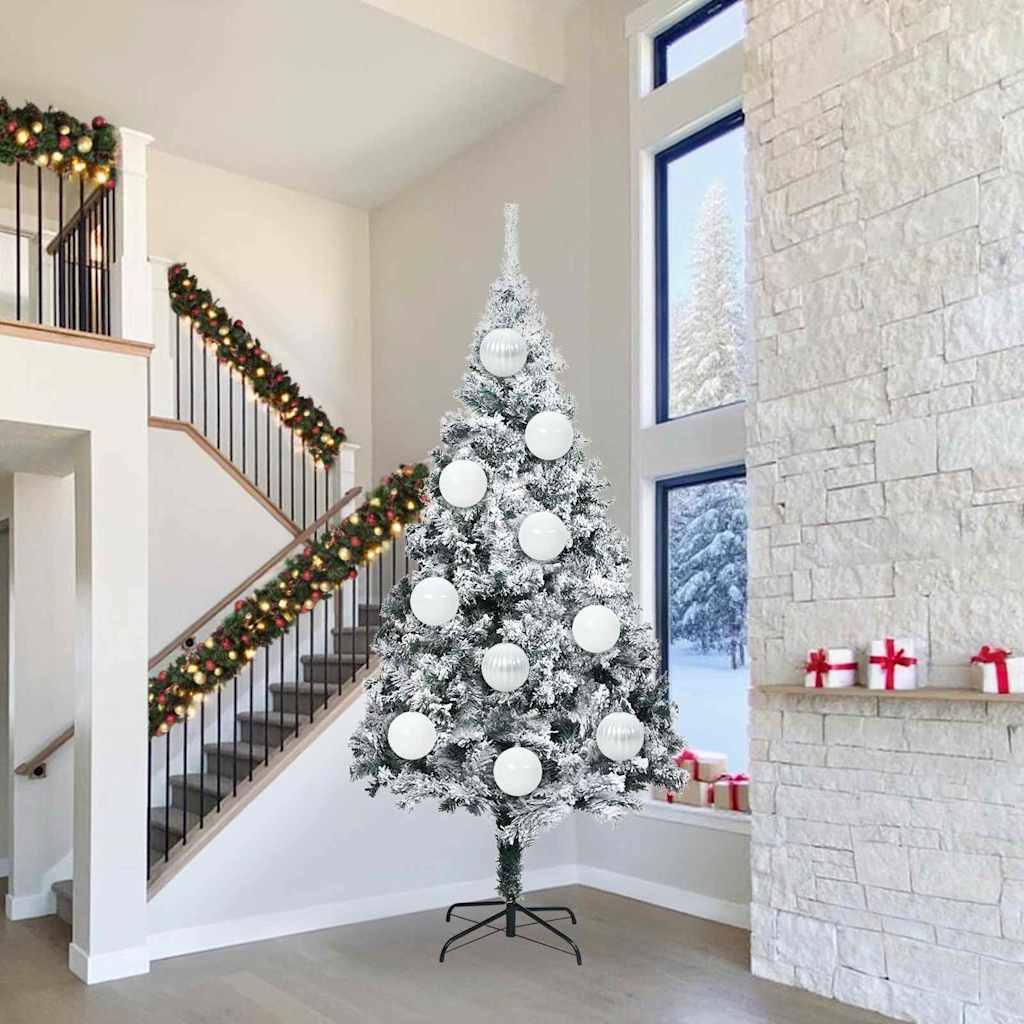 Set di palline di Natale XXL 3 pz Bianco Plastica | homemem39