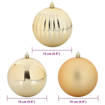 Set di palline di Natale XL 9 pz Oro Plastica | homemem39