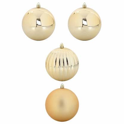 Set di palline di Natale XXL 4 pz Oro Plastica | homemem39