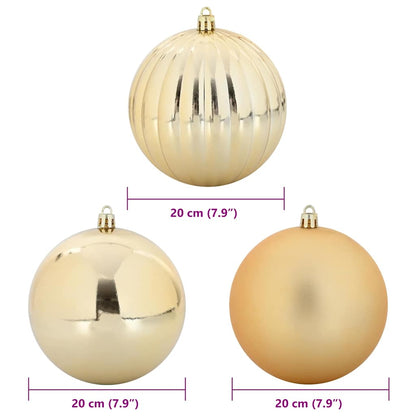 Set di palline di Natale XXL 4 pz Oro Plastica | homemem39