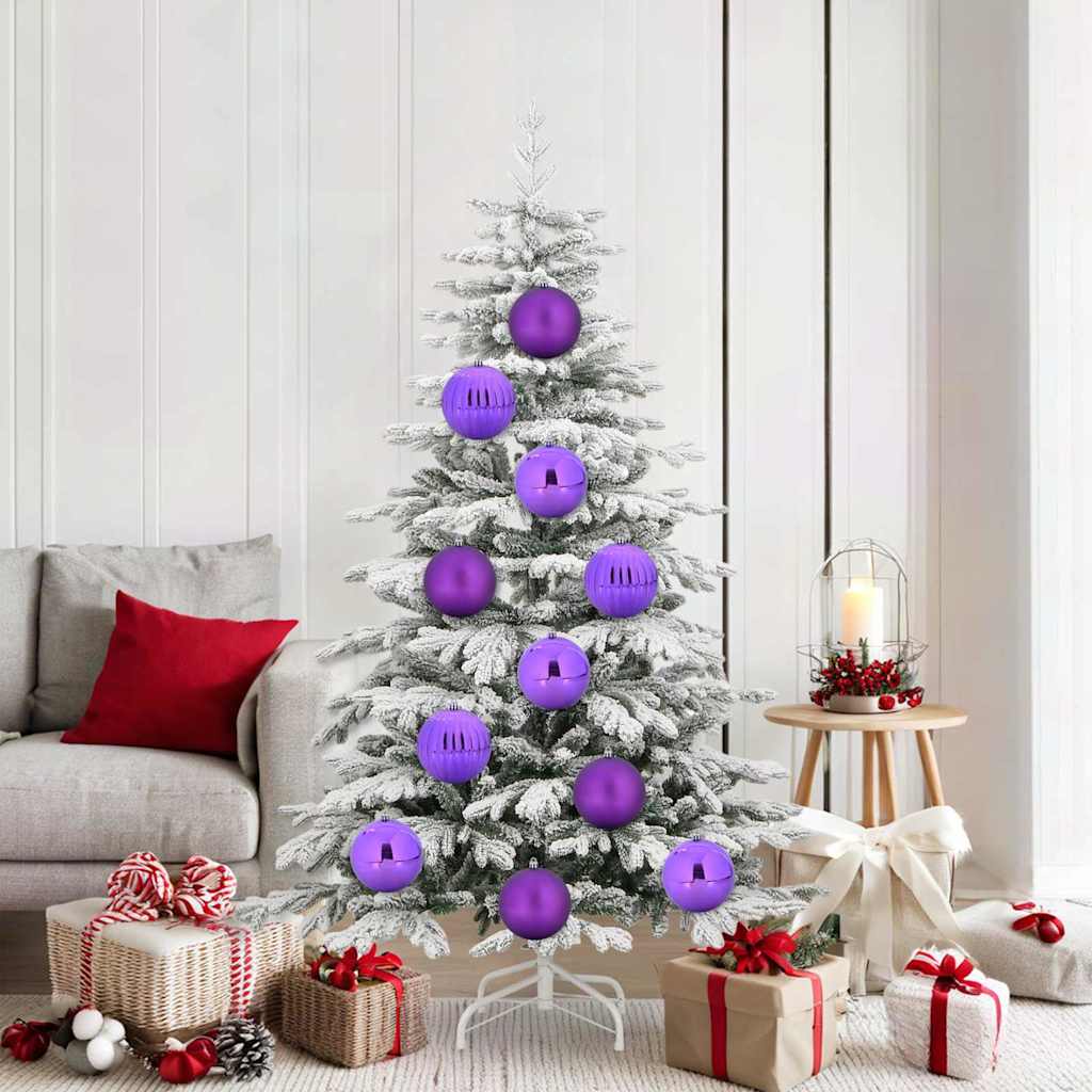 Set di palline di Natale XL 9 pz Lillà Plastica | homemem39