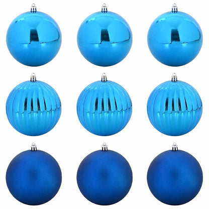 Set di palline di Natale XL 9 pcs Blu Plastica