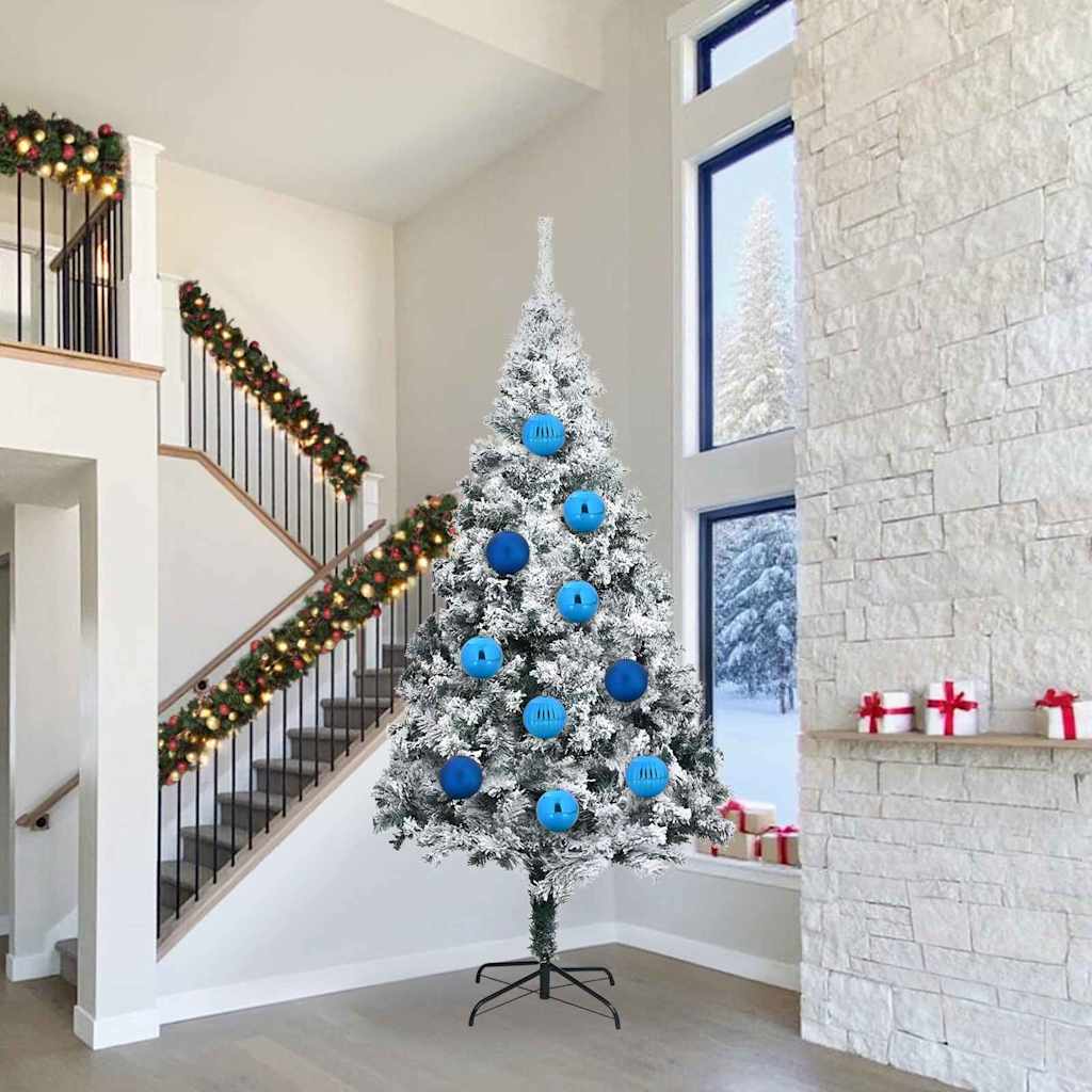 Set di palline di Natale XXL 4 pz Blu Plastica | homemem39