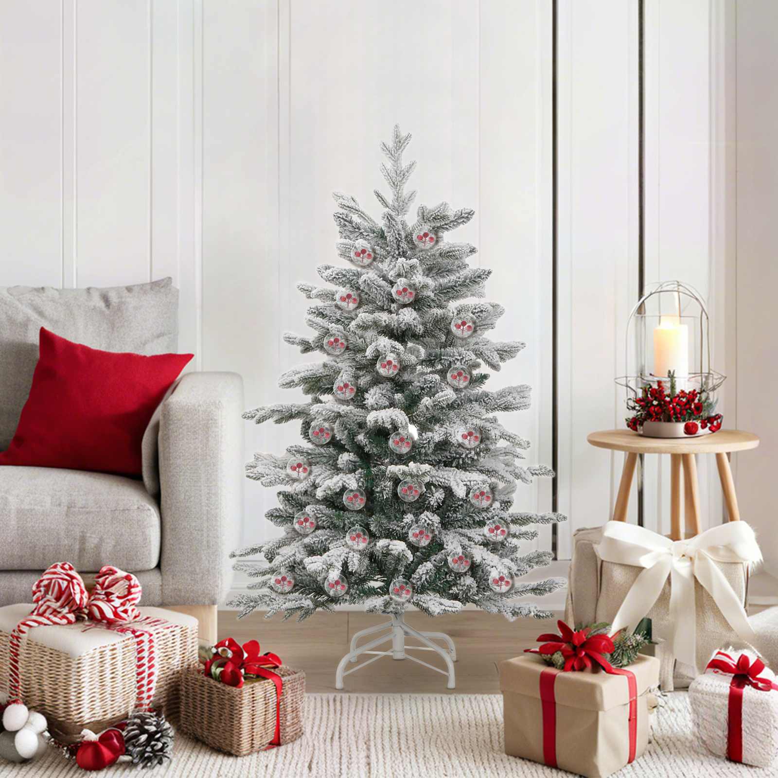 Set di Palle di Natale 50 pcs Trasparente Ø 5 cm | homemem39