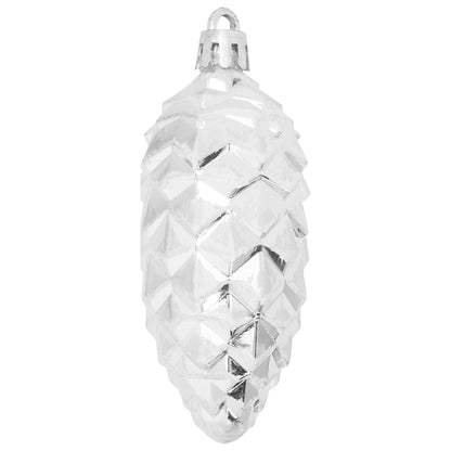 Palla di pino di Natale 40 pcs Argento Plastica | homemem39