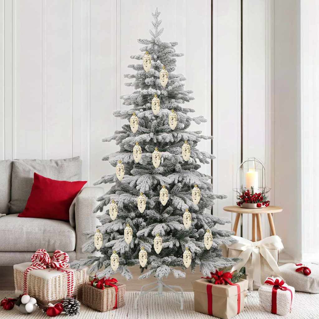 Palla di pino di Natale 40 pcs Oro Plastica | homemem39